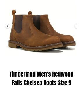 Timberland Men's Redwood Falls Chelsea Boots Size 9